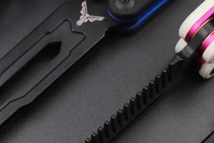 Ether V2 High-End G10 Butterfly Training Knife with Aluminum Handle CNC Bushing Structure EDC Balisong Trainer